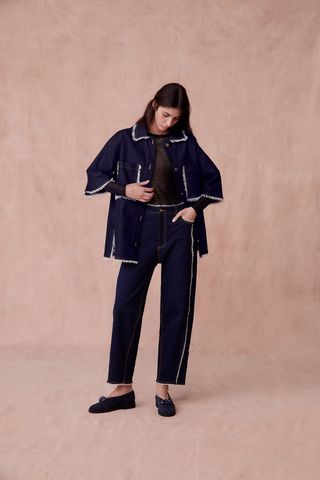 CALÇA JEANS FRANJA TENCEL™