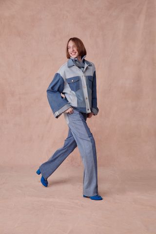 CALÇA JEANS TRÊS TONS TENCEL™