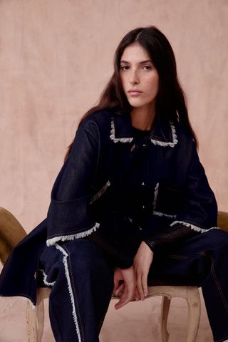 JAQUETA JEANS FRANJA TENCEL™